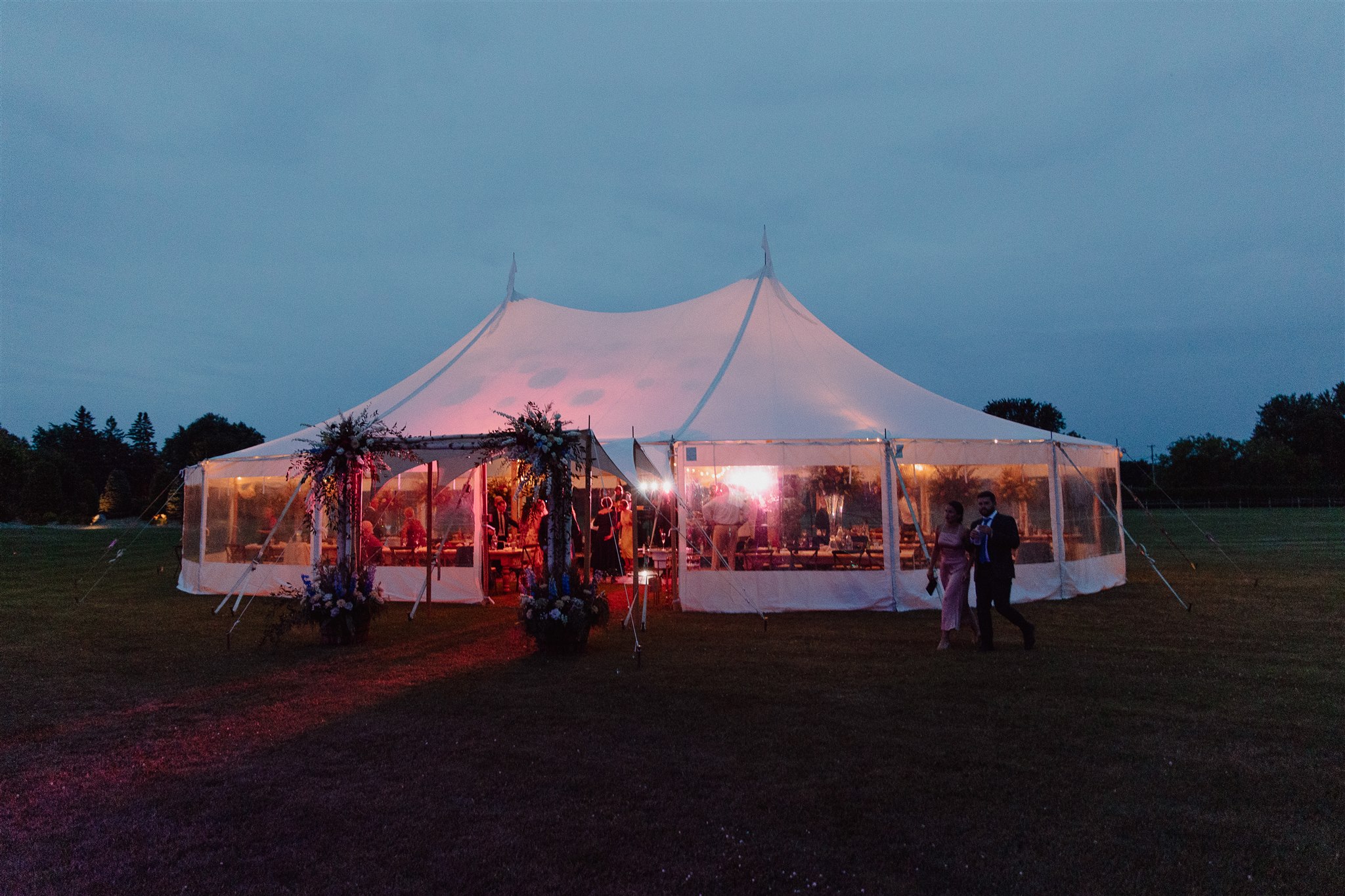 Tidewater Pole Tent In Evening