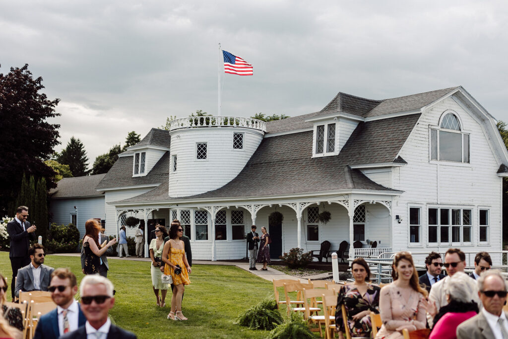 Adirondack Lake wedding