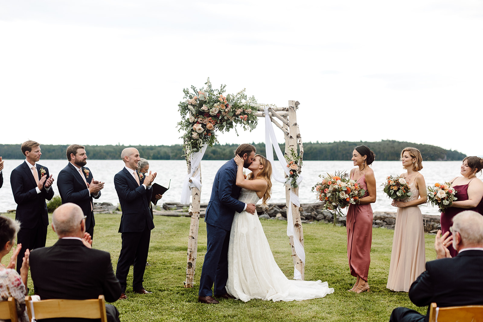 Adirondack Lake wedding