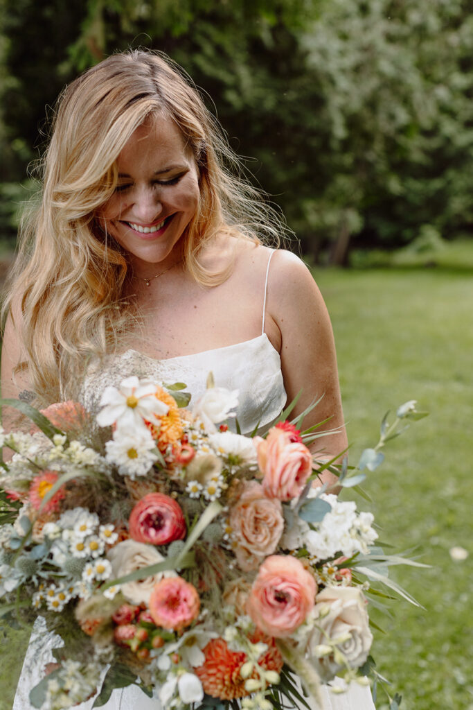 Adirondack Lake wedding