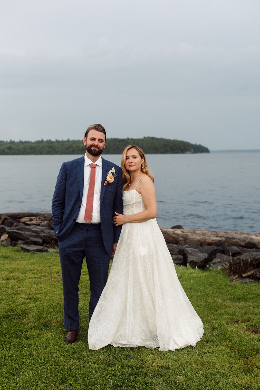 Adirondack Lake wedding