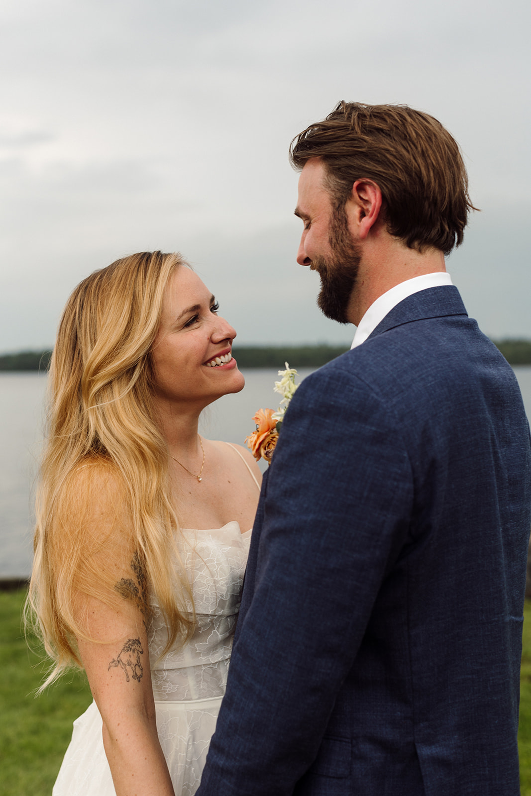 Adirondack Lake wedding