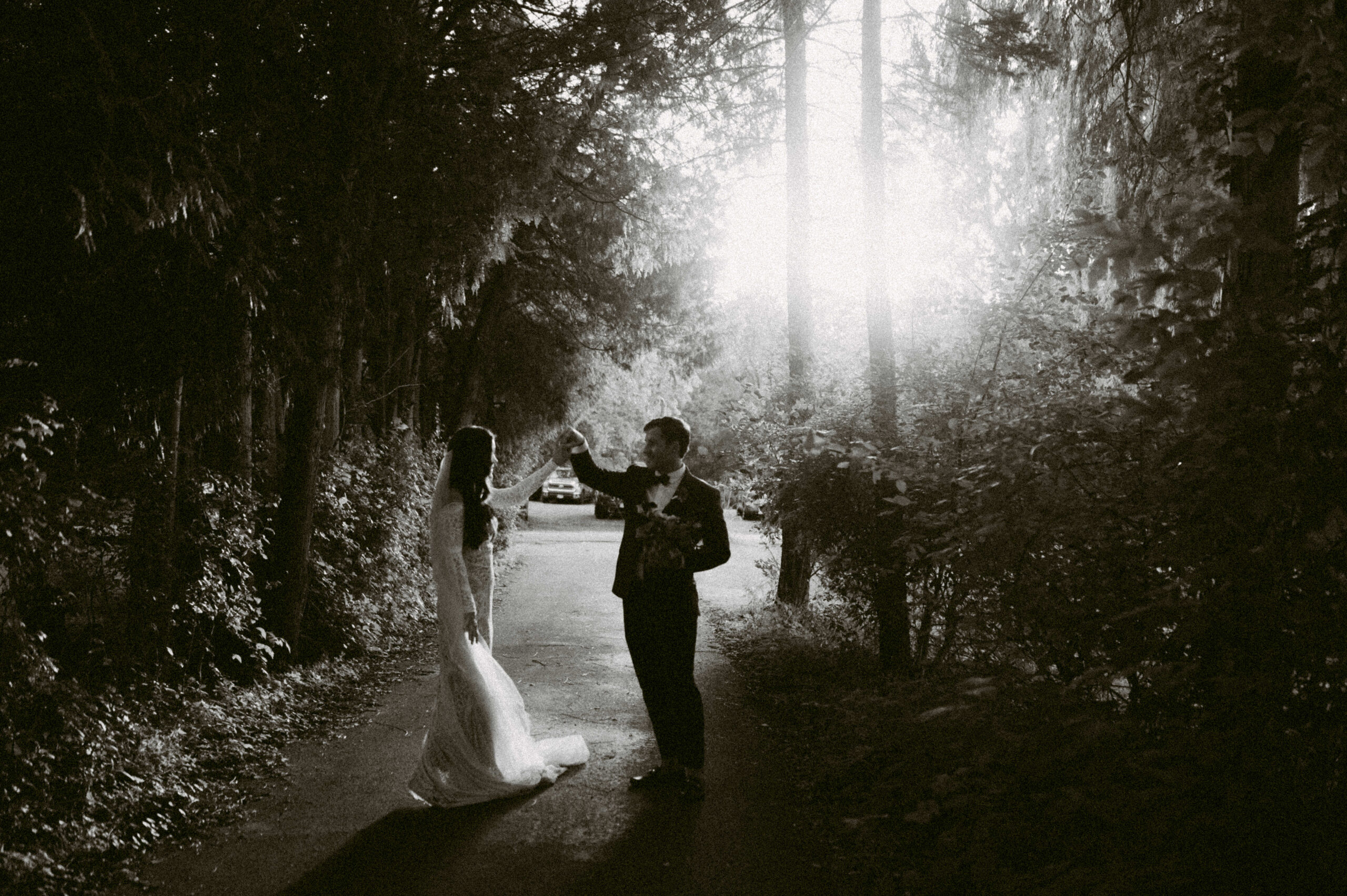 private estate lake wedding dreamy portrait