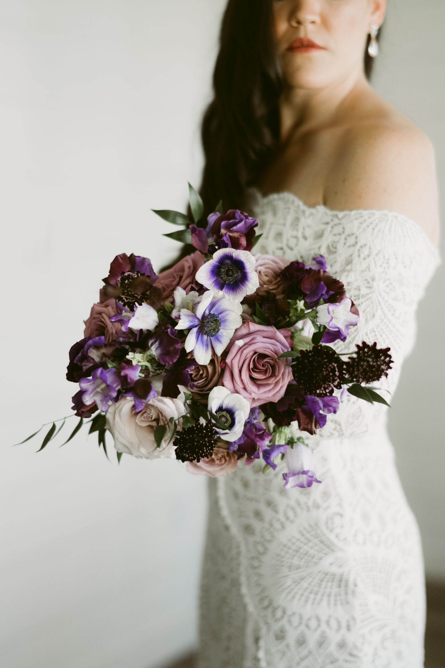 private estate lake wedding ceremony bouquet